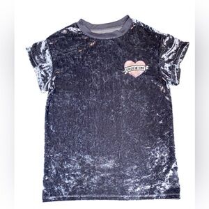 Waste of Time Velour Tee